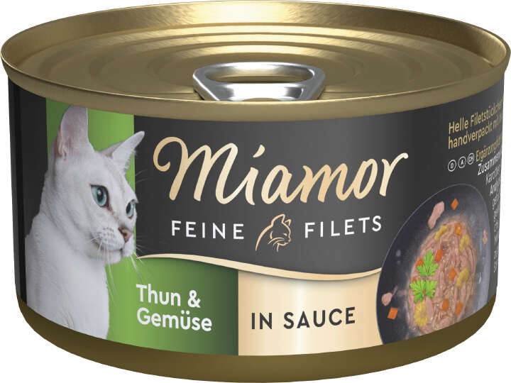 Miamor Katzen-Nassfutter Feine Filets Thunfisch+Gemüse
